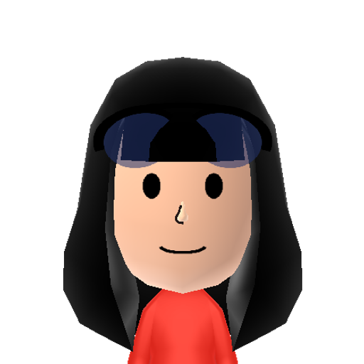 Jockey ♀ Mii character: The main character in the 3DS title "Pocket Card Jockey". This is the female version.