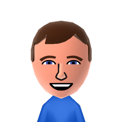 Jeff K. Mii character: Popular cartoonist, author and illustrator of "Igdoof" and "Diary of a Wimpy Kid".