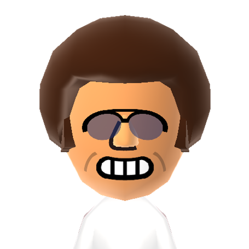 Disco Stu Mii character: Disco aficionado from "The Simpsons"