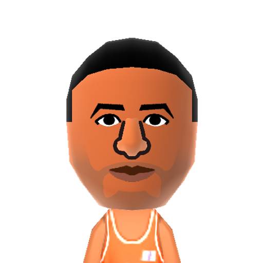 GaryPeytn2 Mii character: Professional basketball player of the Golden State Warriors.