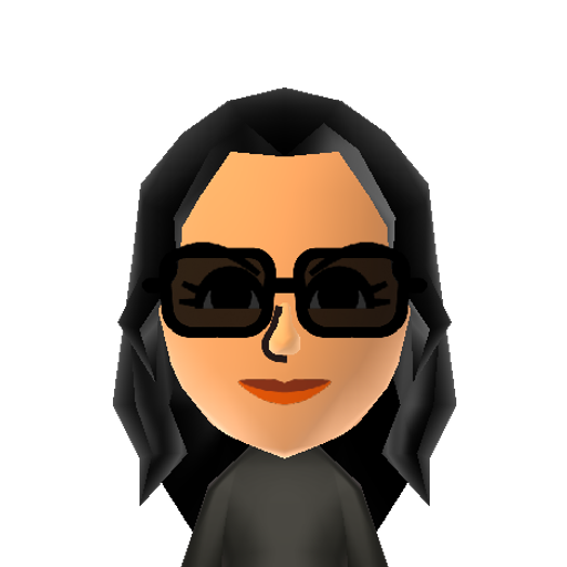 Matrix Mii character: A Mii from Wii Sports Anarchy, a mod for Wii Sports