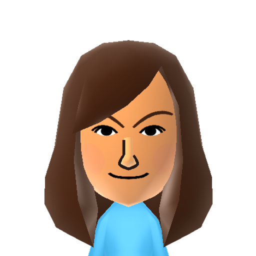 すぎやまコーチ Mii character: This Mii could be obtained from the Mario Tennis Open website