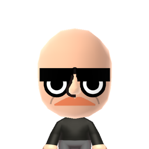 ME GUSA Mii character: A meme face in the rage comics genre.