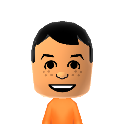 Masaru Mii character: A Mii from Wii Sports Resort: Meme Squad, a mod for Wii Sports Resort