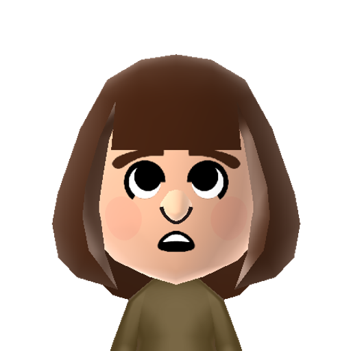 Mii131 Mii character: A Mii found in unused WaraWara files