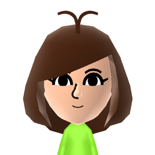 Plant Mii character: These are extracted and derived from the Mii Central Miis from the 3DS Miitopia.