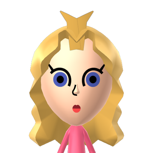 ? Mii character: A Mii uploaded to Check Mii Out Channel (WiiLInk)