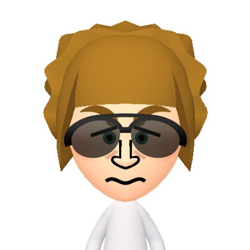 ťŪūŮůŰűŲųŸ Mii character: This Mii is from the Switch SDK as a SampleDB Mii.