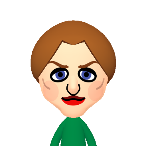 辛辰迂迆迅迄巡邑邢邪 Mii character: This Mii is from the Switch SDK as a SampleDB Mii.