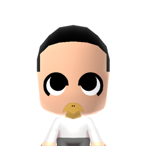 gunter Mii character: One of the many penguins of the evil Ice King from Adventure Time.