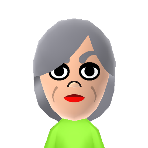NINTENDO Mii character: A Mii found in unused WaraWara files