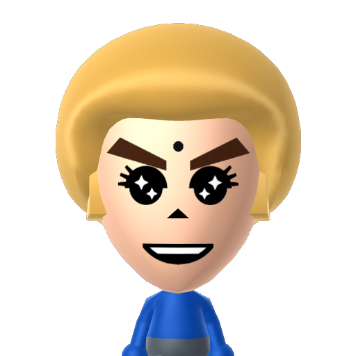? Mii character: A Mii uploaded to Check Mii Out Channel (WiiLInk)