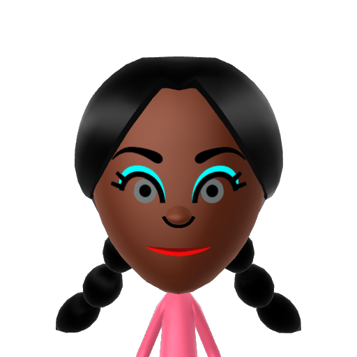 Lindsay Mii character: A Mii from Wii Sports Resort: Meme Squad, a mod for Wii Sports Resort