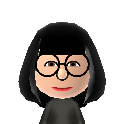 Edna Mode Mii character: Fashion designer from the animated film "The Incredibles" who makes outfits for superheroes.