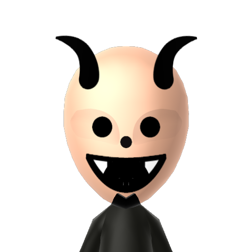 Démon Mii character: These are extracted and derived from the Mii Central Miis from the 3DS Miitopia.