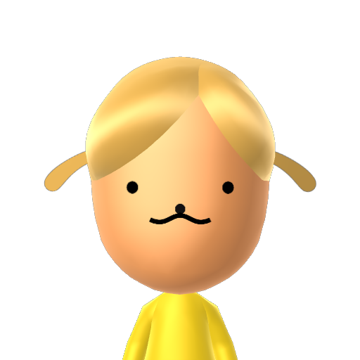 ? Mii character: A Mii uploaded to Check Mii Out Channel (WiiLInk)