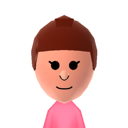 P G Peach Mii character: Metallic princess from the Mario series. First appeared in "Mario Kart 8" as an unlockable playable character.