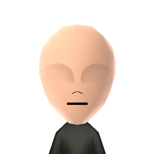 Slenderman Mii character preview