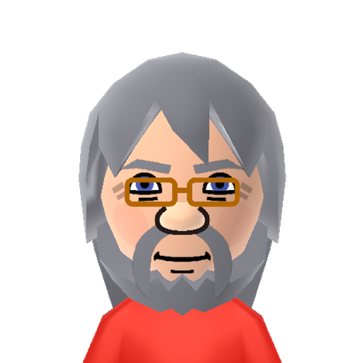 SantaClaus Mii character: The jolly old fat guy who gives presents on Christmas.