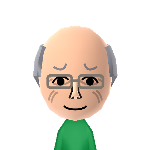 Larry Mii character: A Mii from Wii Sports Resort: Meme Squad, a mod for Wii Sports Resort
