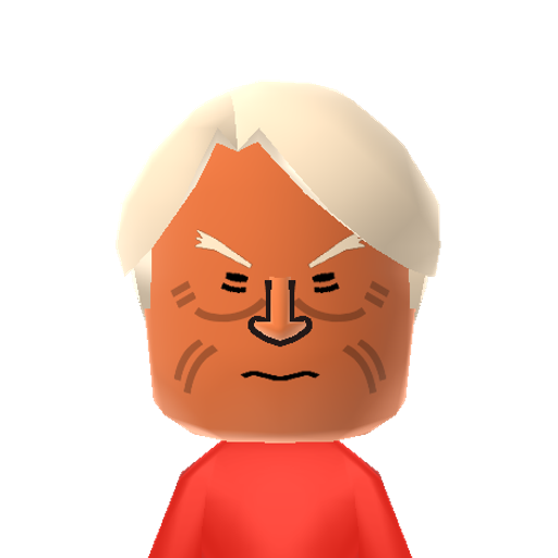 Trump Mii character: The disgraced and 45th/47th president of the US, infamous for associating with the most vile people in history and being a massive creep.