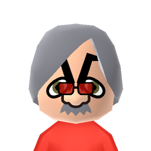 I Want Die Mii character preview