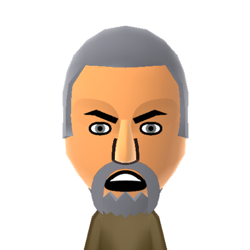 Dr. Hax Mii character: From "Half Life 2" machinima. The ultimate countermeasure to the damage caused by the year of the hacking outbreak, he looks exactly like Dr. Breen but with a huge head.