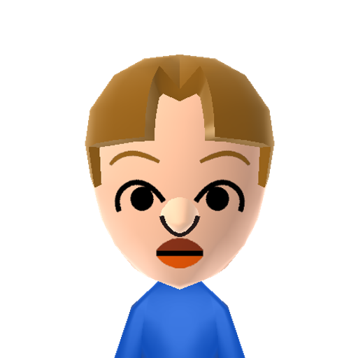 チュータJr. Mii character: A Mii from Dillon's Dead-Heat Breakers