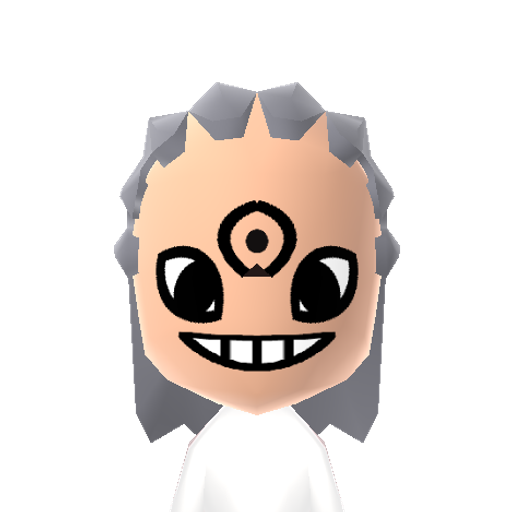 Xelthos Mii character: This is a Mii uploaded for the 3DS version and distributed by Mii Central for both the 3DS and Switch versions of Miitopia.