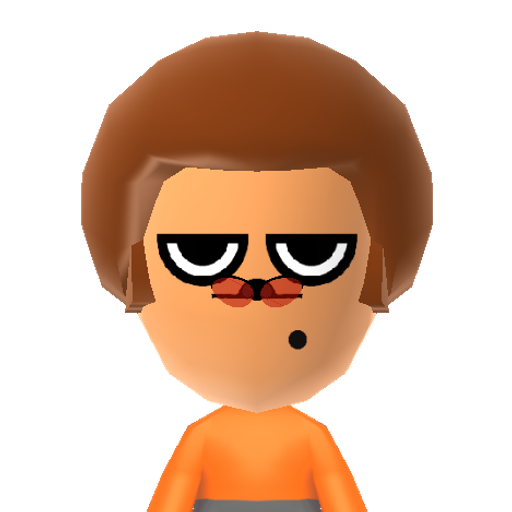 Disco Bear Mii character: The groovin' and dancin' bear from "Happy Tree Friends".