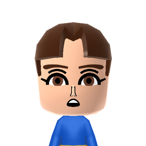 Dominic Mii character: ugly child