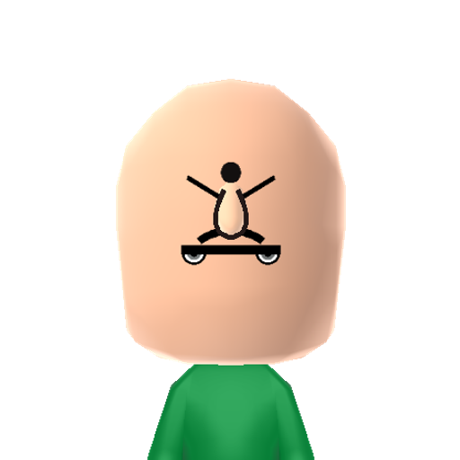 GuyOnSkate Mii character preview