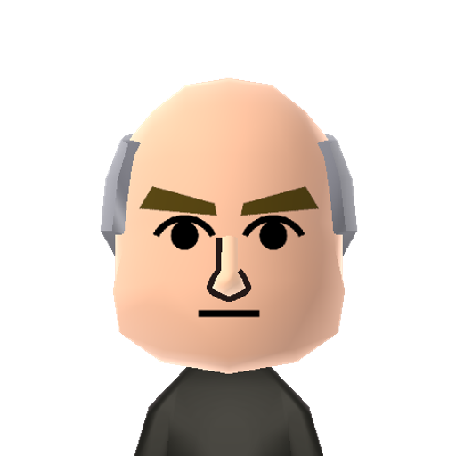 George Mii character: A Mii posted by the official Nintendo Facebook account in 2014
