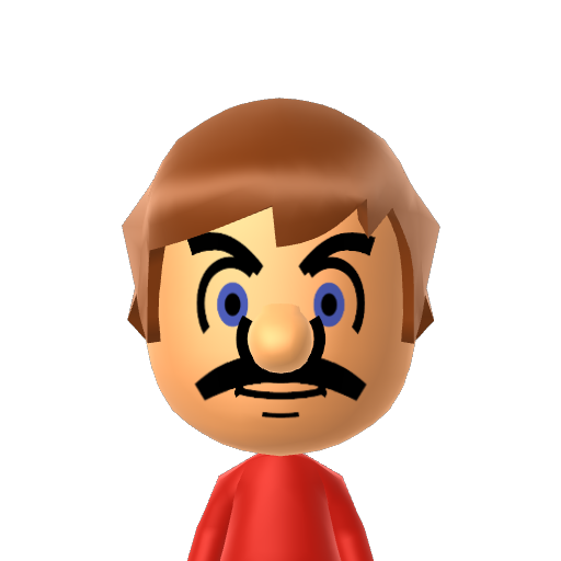 Mario Mii character: from My Wii U Friend List (July 2017) [@AwesomeGamerland]