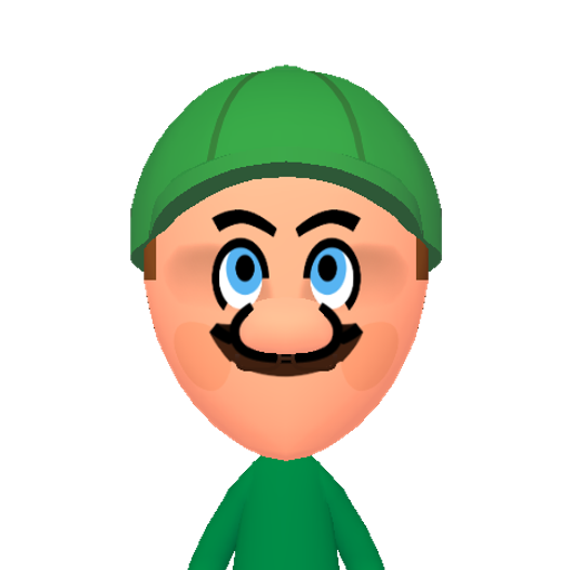 Luigi Mii character preview