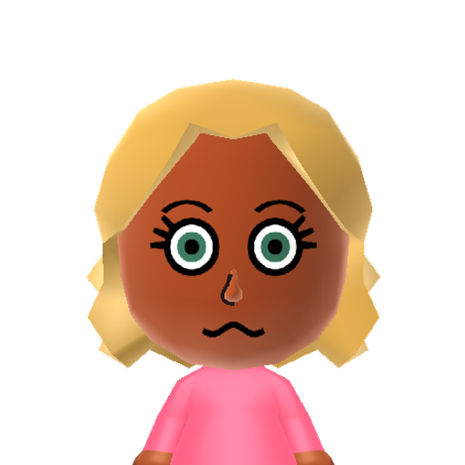 Buttrcream Mii character: Rabbit from "Littlest Pet Shop".