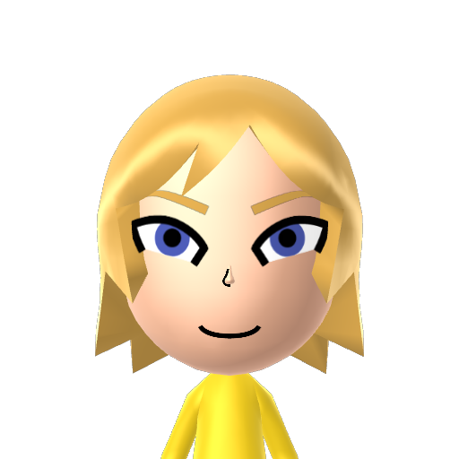 ? Mii character: A Mii uploaded to Check Mii Out Channel (WiiLInk)