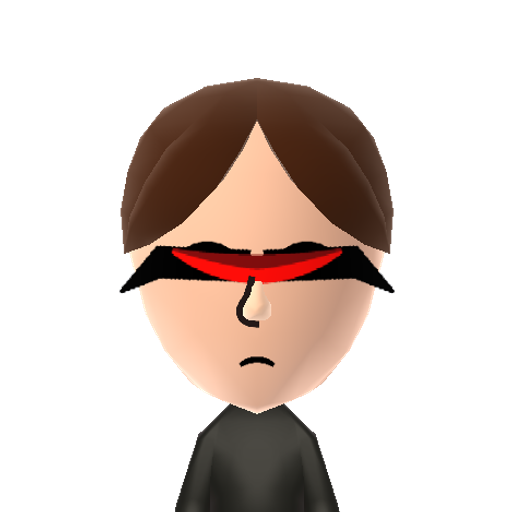 cyclops v2 Mii character: Optic blasting superhero. Appeared in the X-men movies 1, 2, and 3.