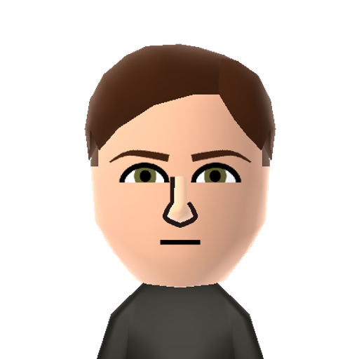 Tanner Mii character: He is one of the three guys who destroys cars and trucks in the famous TV show "Top Gear"