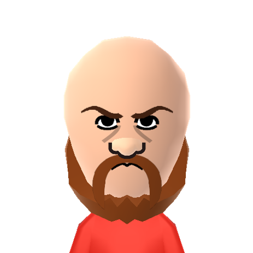 Rowan Mii character preview