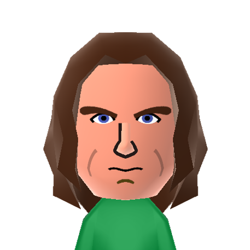 8th Doctor Mii character: The 8th Doctor from "Doctor Who" as played by Paul McGann in 1996 and 2013.