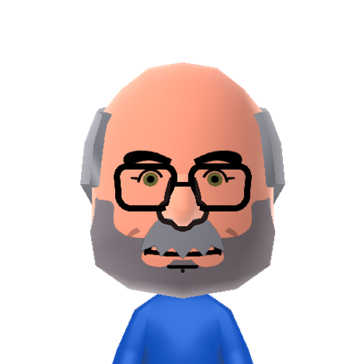 BobHoskins Mii character: British character actor famous for his roles in "The Long Good Friday", "Mona Lisa", "Who Framed Roger Rabbit?", "Mermaids" and many others. Now sadly deceased.