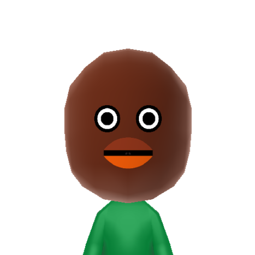 Duck Guy Mii character preview