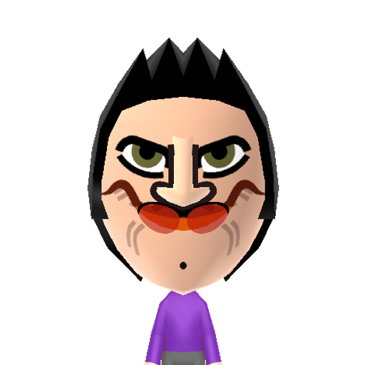The Joker Mii character preview