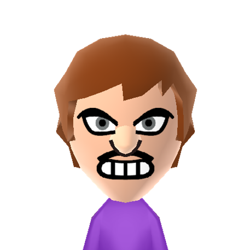 Waluigi Mii character preview