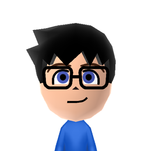 コナン Mii character: These are extracted and derived from the Mii Central Miis from the 3DS Miitopia.