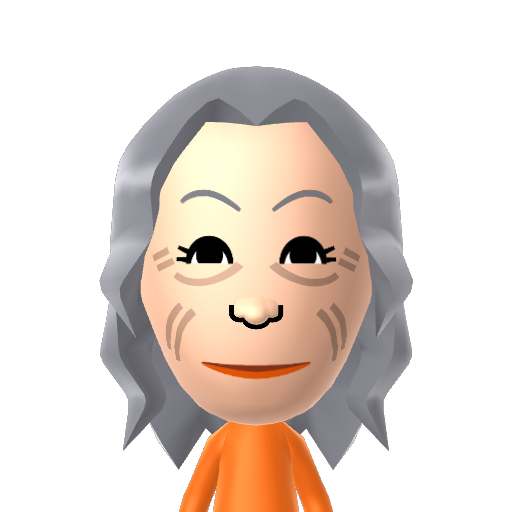 ババ Mii character: A Mii from Jinsei Game Wii