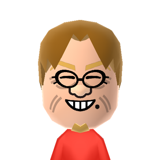 バイソン Mii character: A Mii from Jinsei Game Wii EX