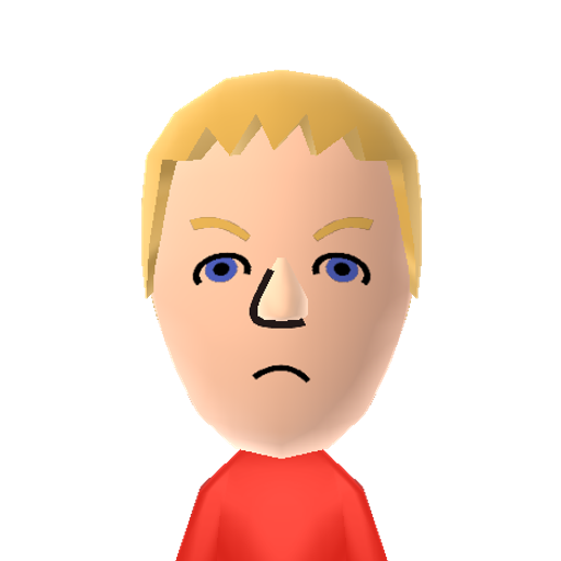 Ron Mii character: A Mii used for Nintendo Network ID TullyMars by Ron.