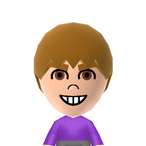 Justin B. Mii character: Canadian pop singer and teen idol.
